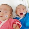 低出生体重児で生まれた双子の早産児