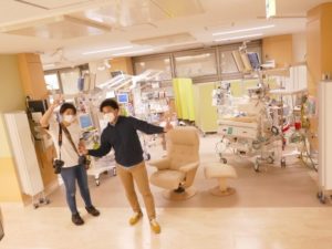 神奈川県立こども医療センターで豊島先生のブログの写真